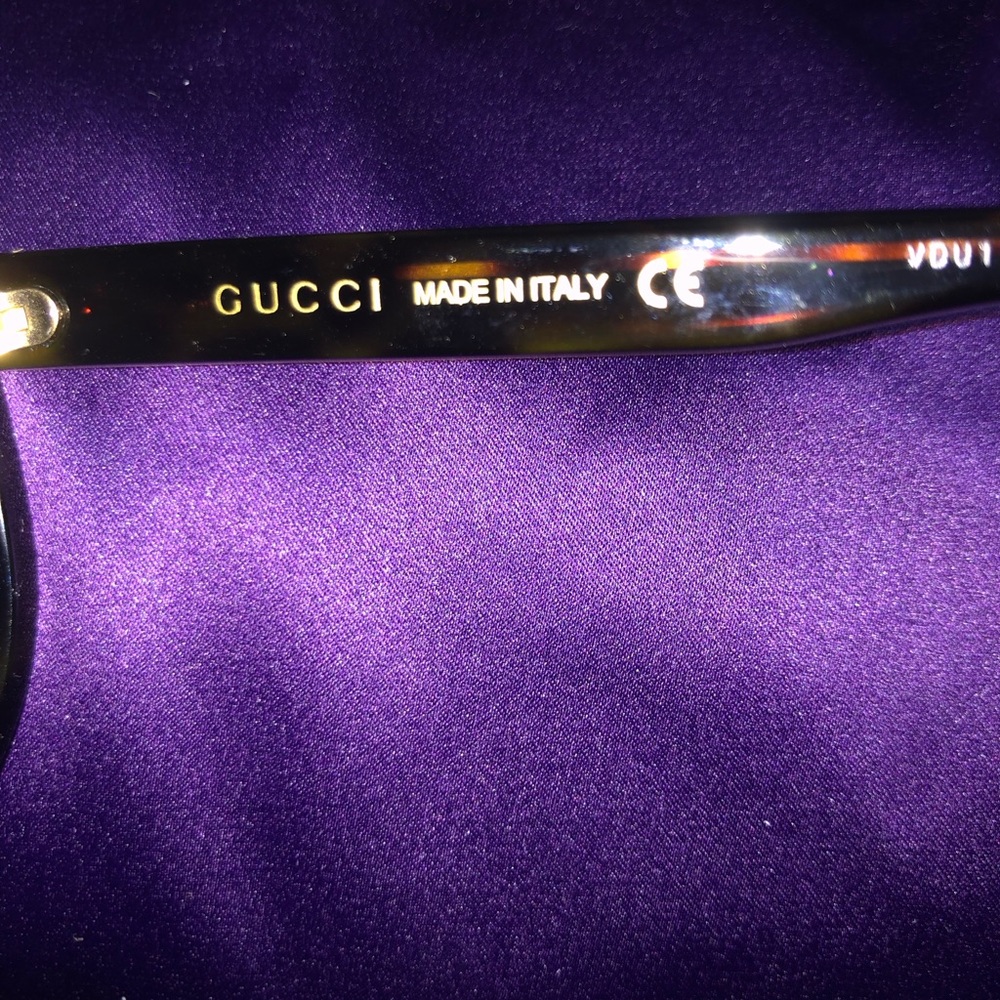 Gucci Havana Tortoiseshell Sunglasses 57mm Brown Lens Women’s NEW Authentic - Picture 12 of 16